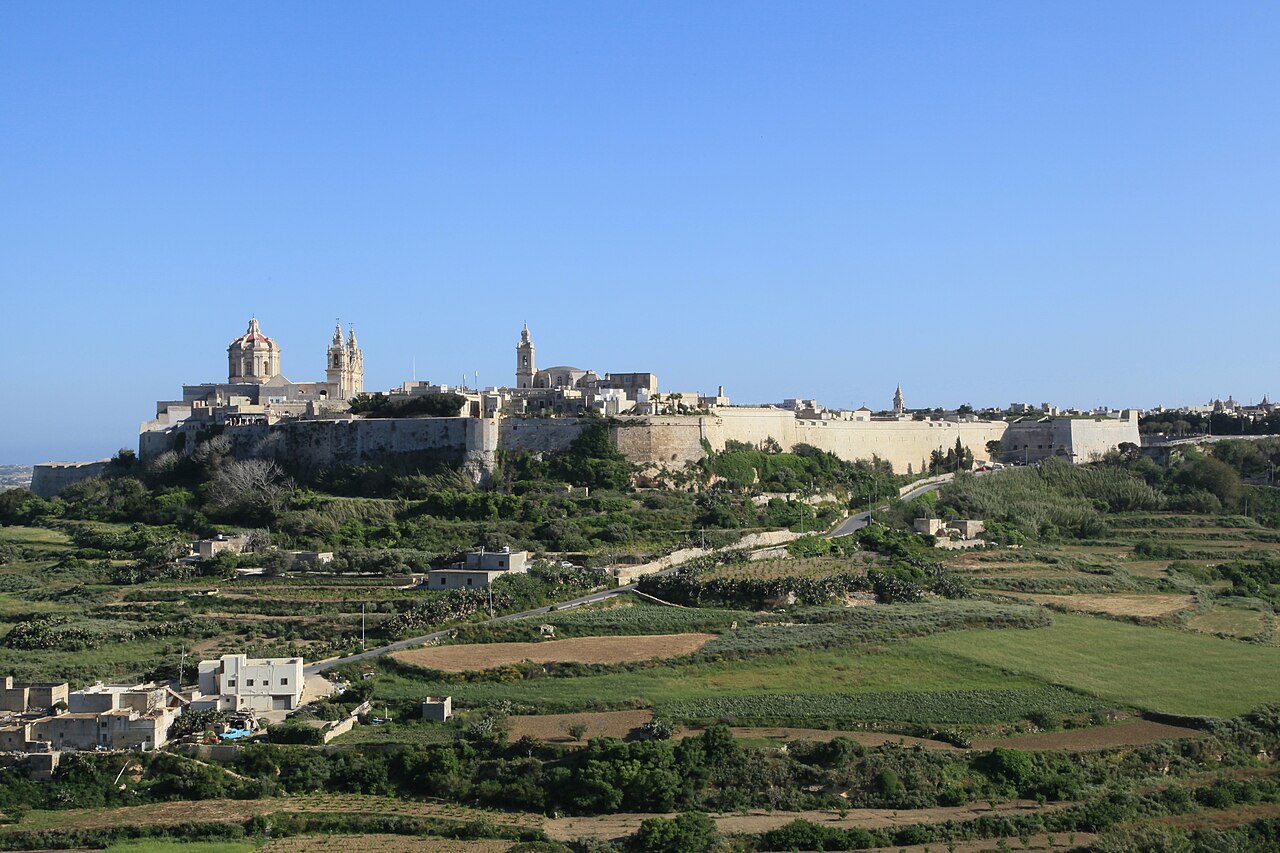 Mdina the Silent City Malta — narrow medieval street Triq San Oswald