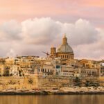 Panorama of Valletta Malta — golden limestone city overlooking the Grand Harbour