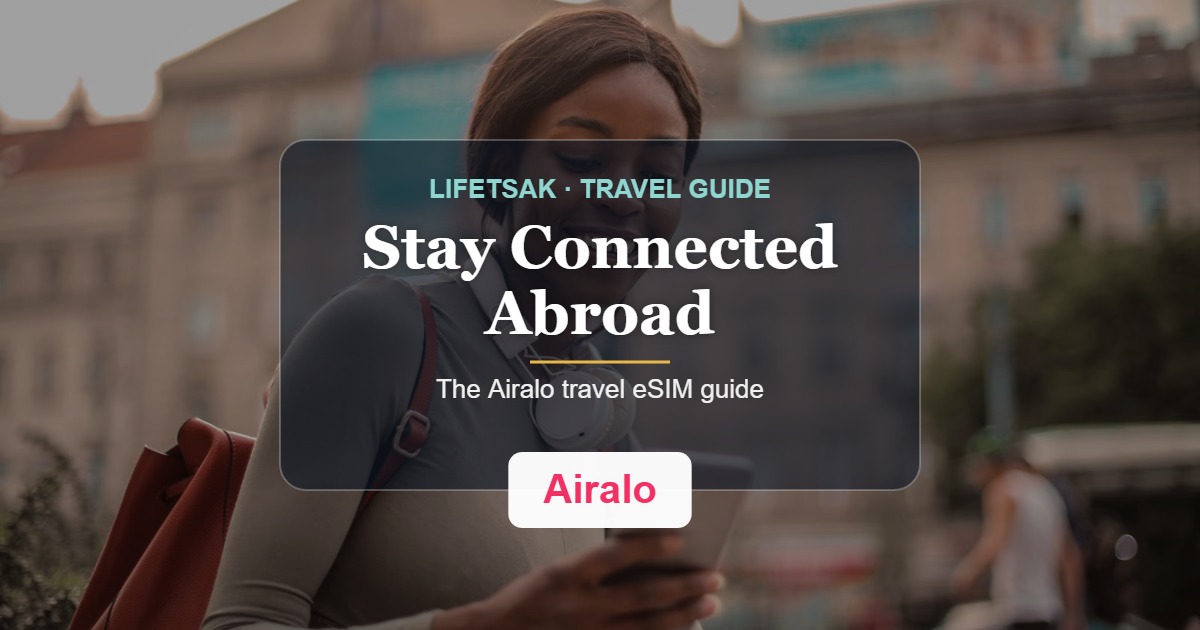Stay connected abroad with an Airalo travel eSIM — guide